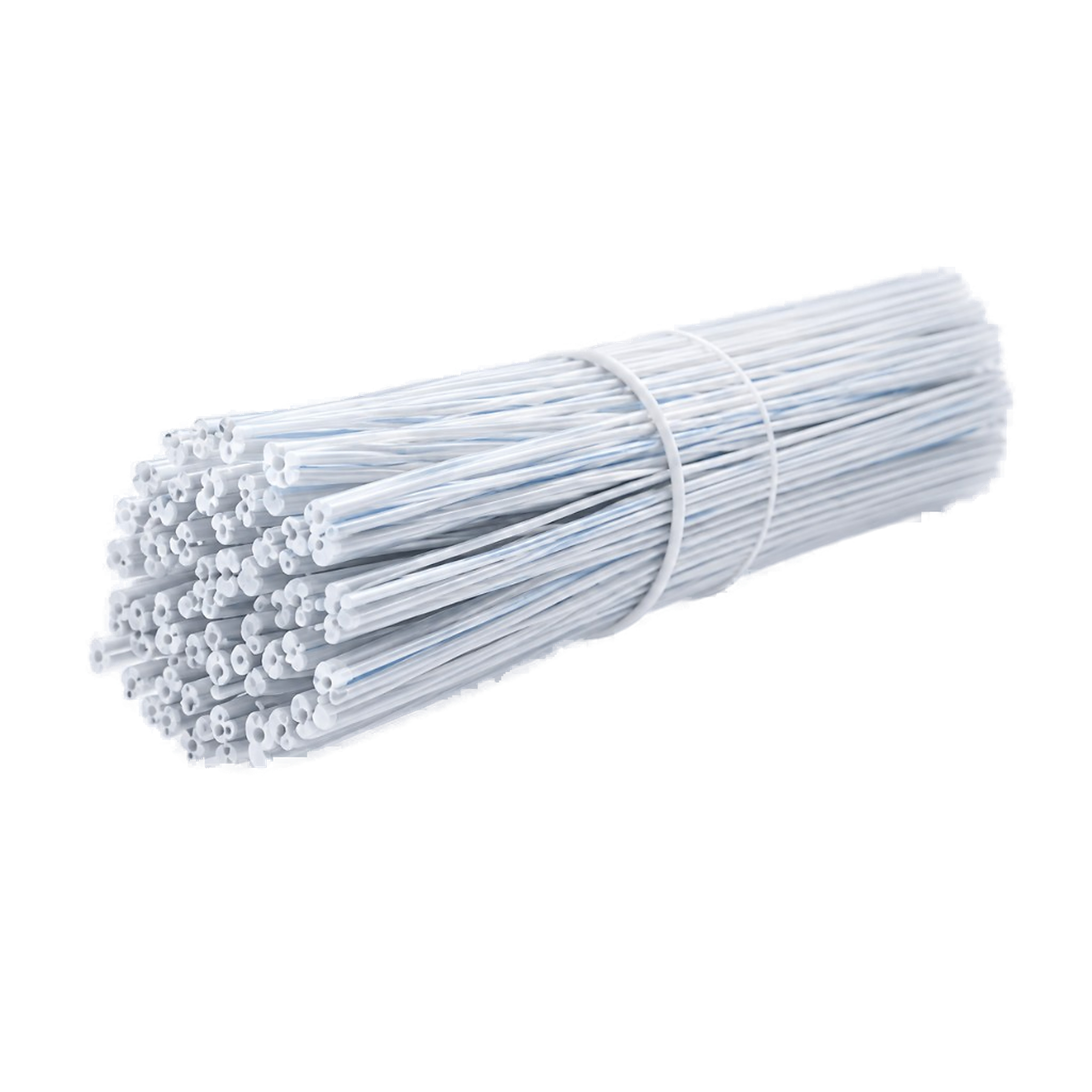 Fibril made from bundled synthetic fibers
