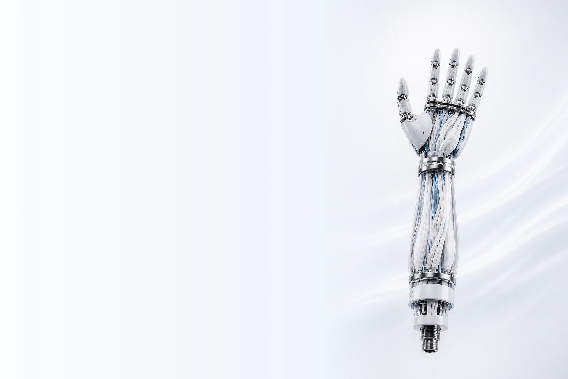 Advanced prosthetic hand powered by MYONEX LAB artificial muscles