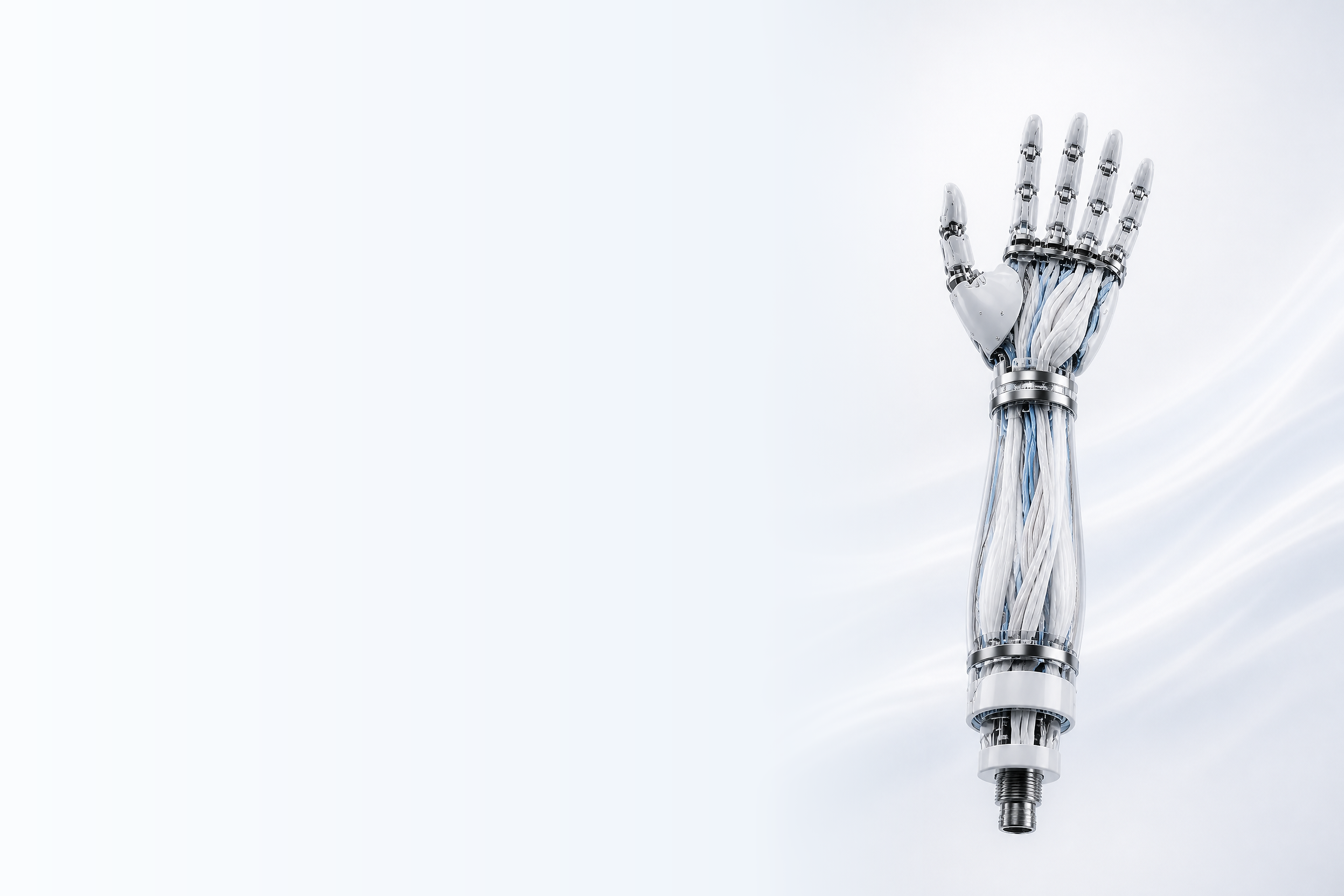 Advanced prosthetic hand powered by MYONEX LAB artificial muscles